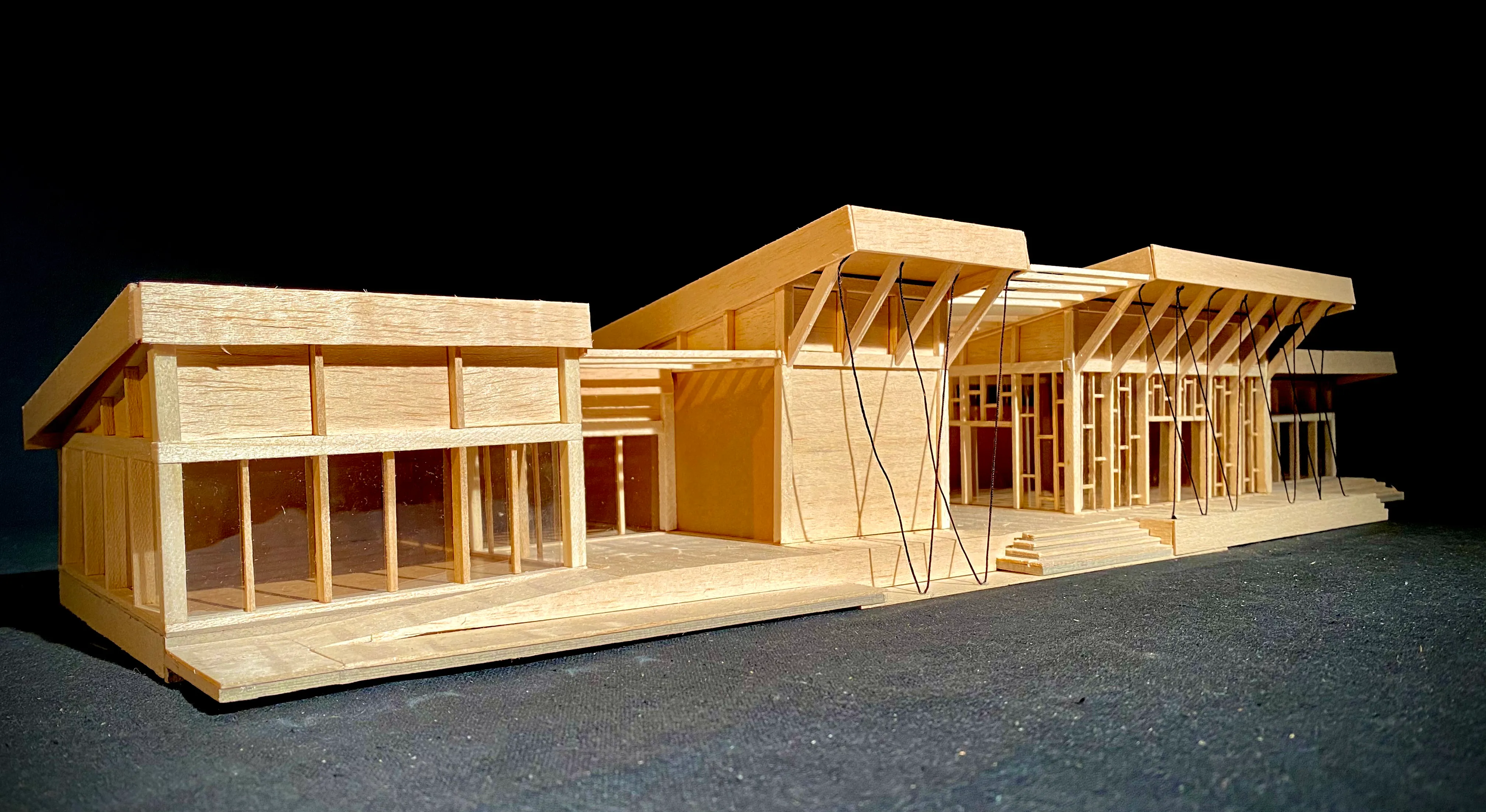 La structure, toiture déposée