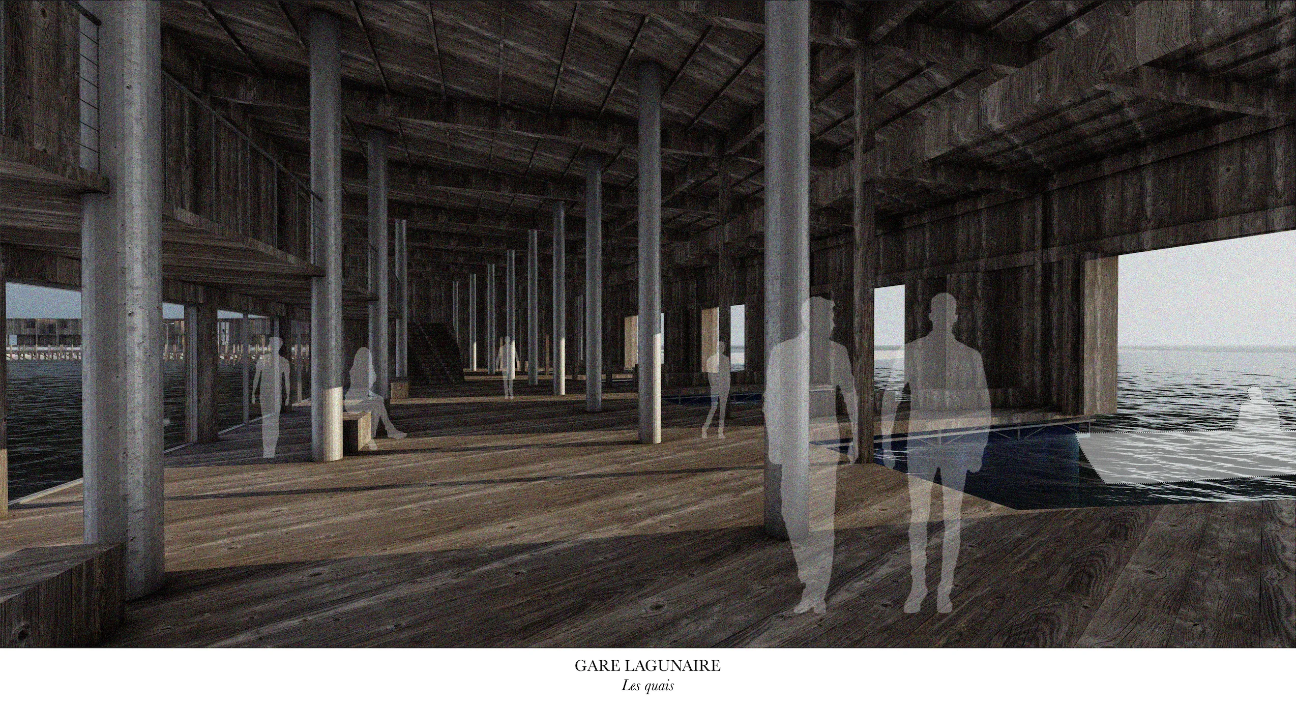 Gare lagunaire — les quais