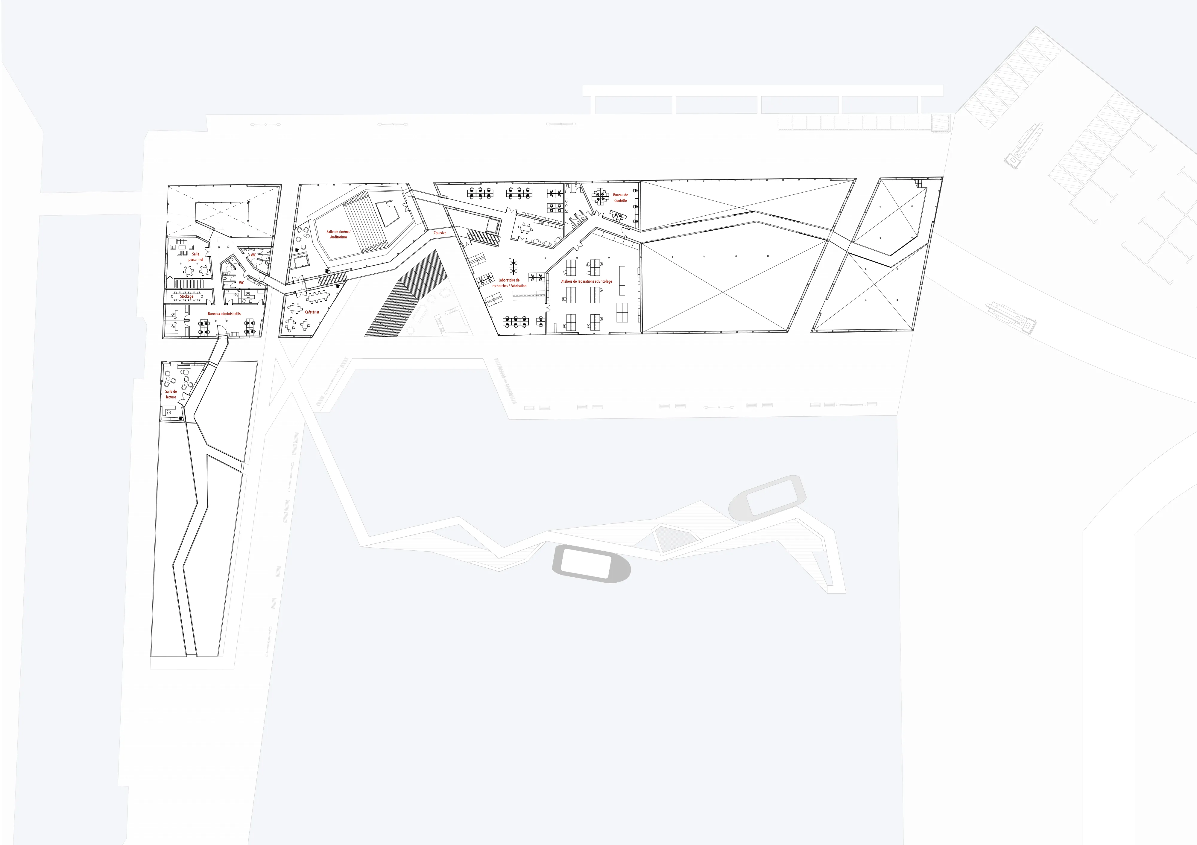 Plan du premier étage