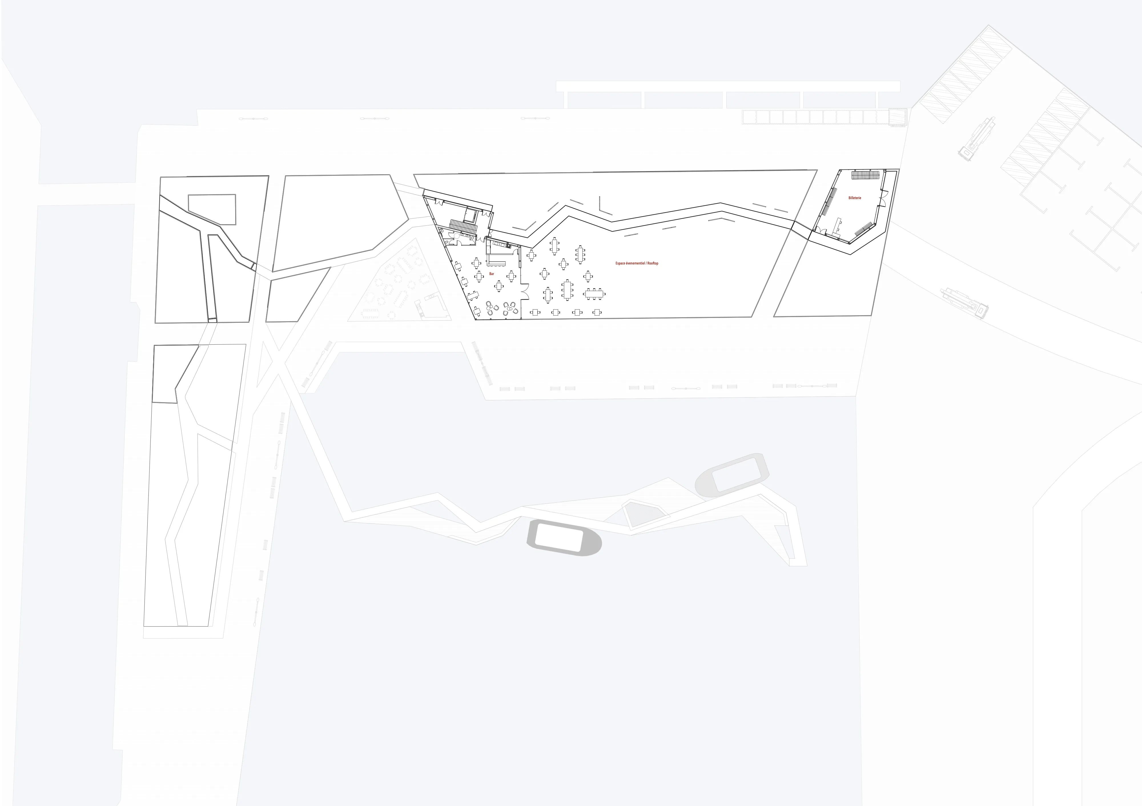 Plan du deuxième étage