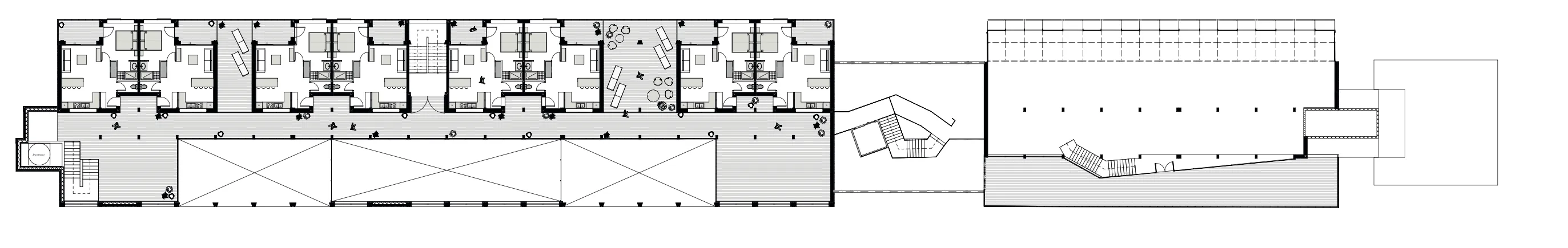 Troisième étage — logements individuels