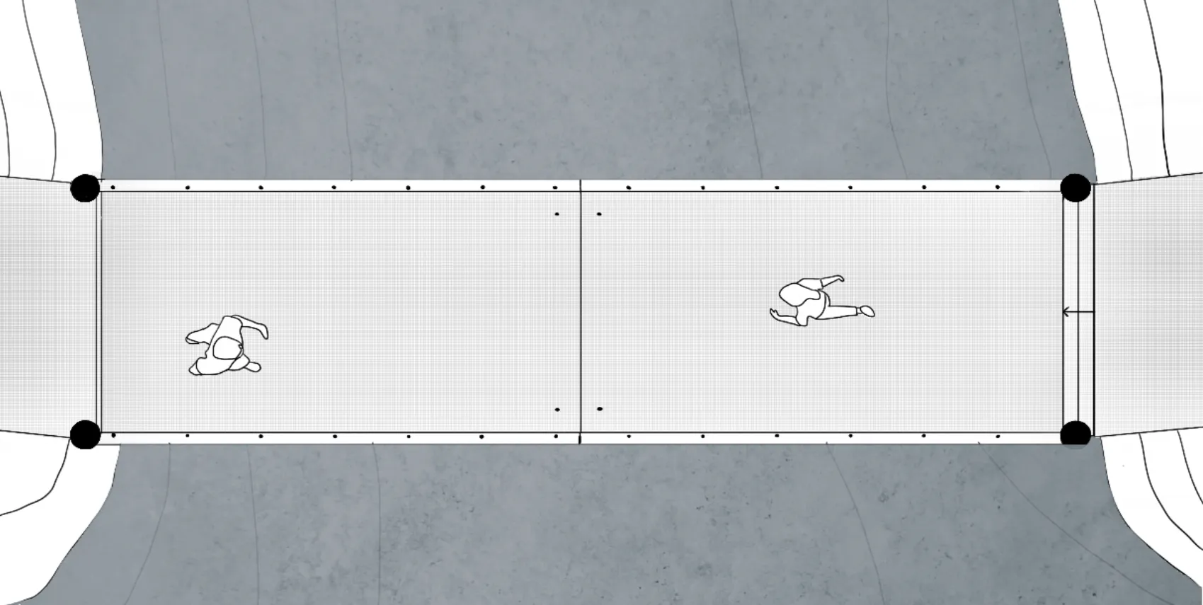 Plan de la passerelle